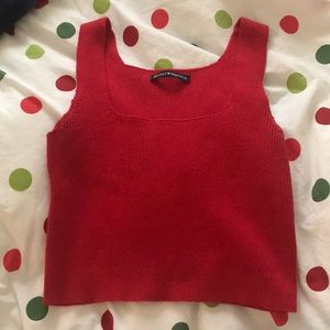 Brandy Melville Cropped Sweater Tank